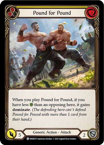 Pound for Pound (Yellow)