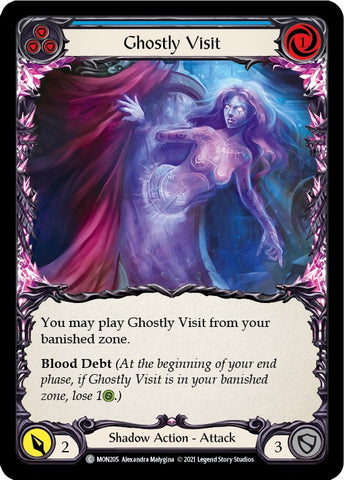Ghostly Visit (Blue)