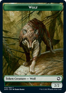 Wolf // Emblem - Mordenkainen Double-Sided Token