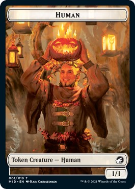 Human // Ooze Double-Sided Token