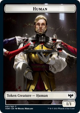 Human (001) // Wolf (014) Double-Sided Token