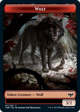 Wolf (011) // Boar Double-Sided Token