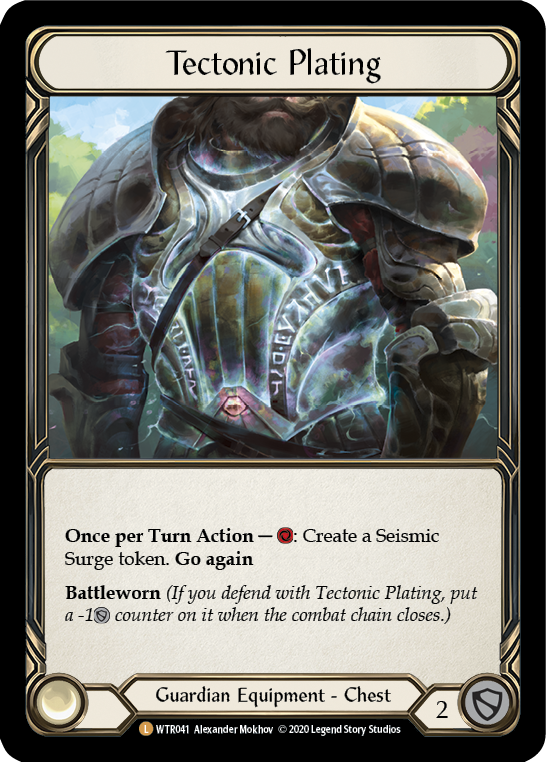 Tectonic Plating [WTR041] Unlimited Edition Rainbow Foil