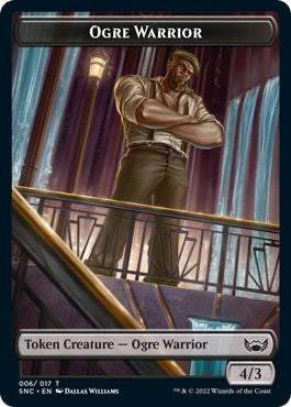 Ogre Warrior // Dog Double-Sided Token