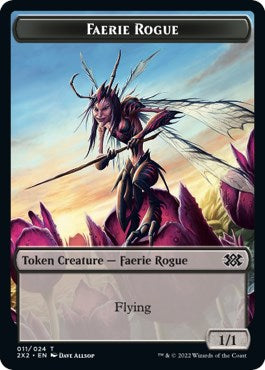 Faerie Rogue // Monk Double-Sided Token