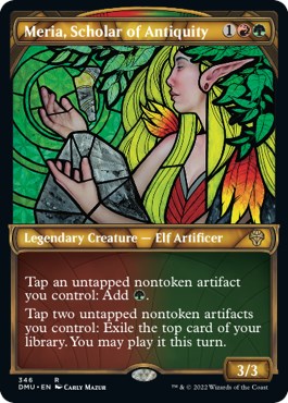 Meria, Scholar of Antiquity (Textured Foil)