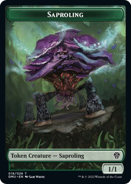 Saproling // Kobolds of Kher Keep Double-Sided Token