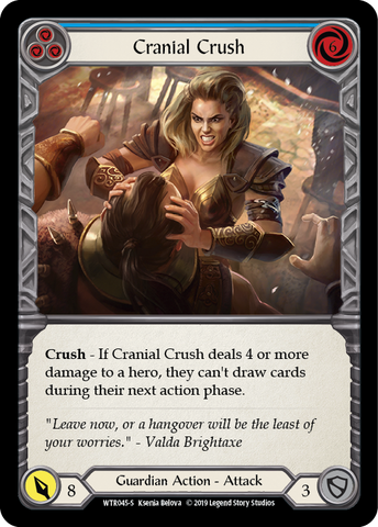 Cranial Crush [WTR045-S] Alpha Print Rainbow Foil