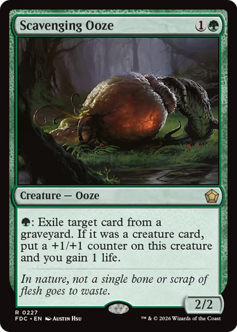 Scavenging Ooze [Foundations Commander]