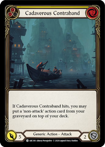 Cadaverous Contraband (Yellow) [ARC180] Unlimited Edition Rainbow Foil