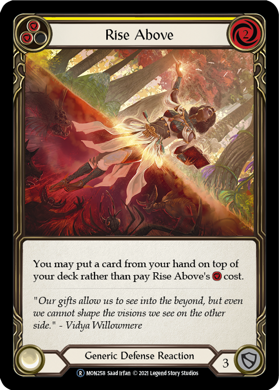 Rise Above (Yellow) [U-MON258] Unlimited Edition Normal