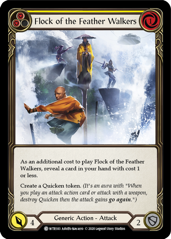 Flock of the Feather Walkers (Yellow) [WTR183] Unlimited Edition Normal