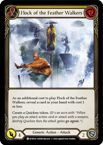 Flock of the Feather Walkers (Yellow) [WTR183] Unlimited Edition Normal