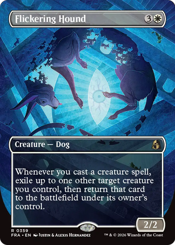 Flickering Hound (Borderless) [Reality Fracture]