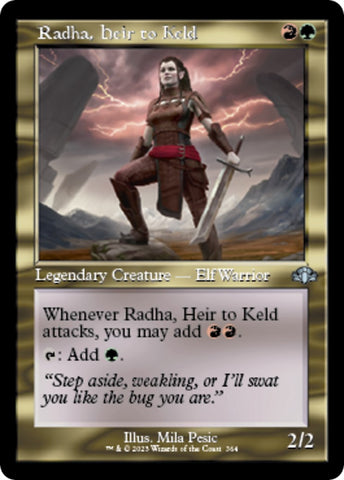 Radha, Heir to Keld (Retro Frame)