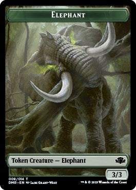 Elephant // Bird Double-Sided Token