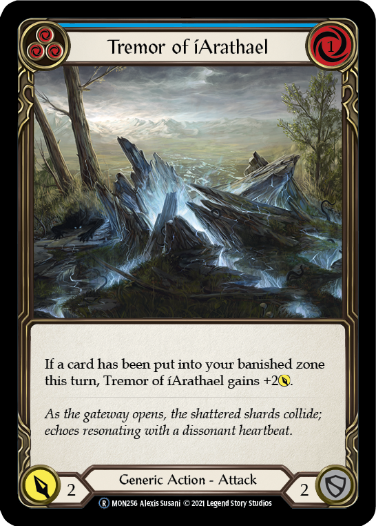 Tremor of iArathael (Blue) [U-MON256] Unlimited Edition Normal