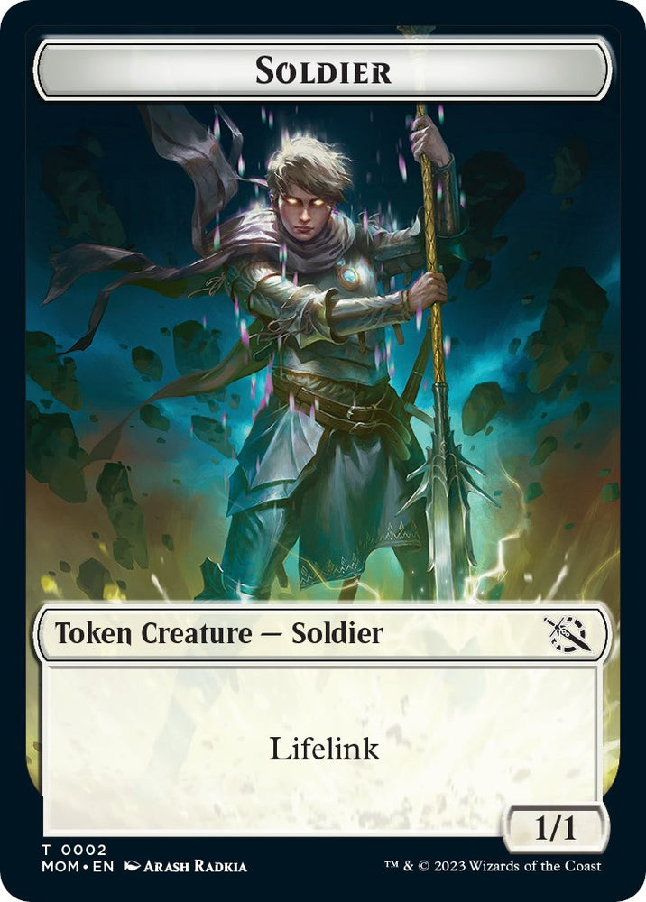 Soldier // Knight Double-Sided Token