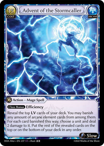 Advent of the Stormcaller