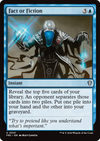 Fact or Fiction [Reality Fracture Commander]