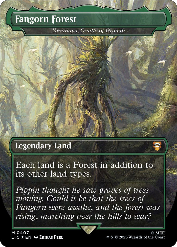 Fangorn Forest - Yavimaya, Cradle of Growth (Borderless) (Surge Foil)