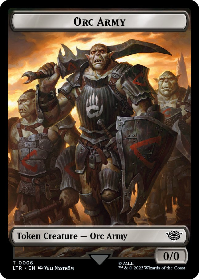 Orc Army (0006) // Food (0010) Double-Sided Token