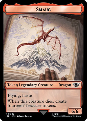 Smaug // Food (0011) Double-Sided Token