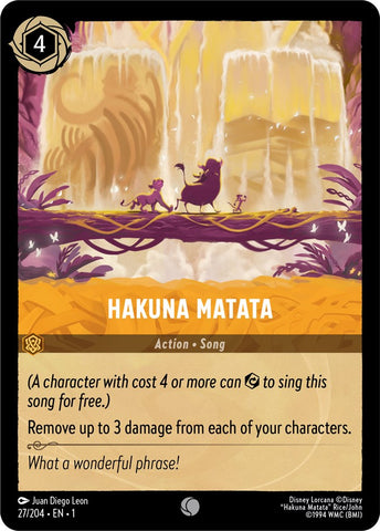 Hakuna Matata (27/204) [The First Chapter]