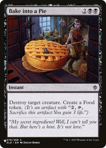 Bake into a Pie