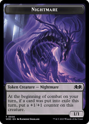 Nightmare // Food (0012) Double-Sided Token