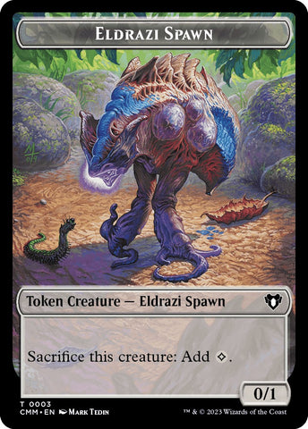 Eldrazi Spawn // Dragon (0021) Double-Sided Token