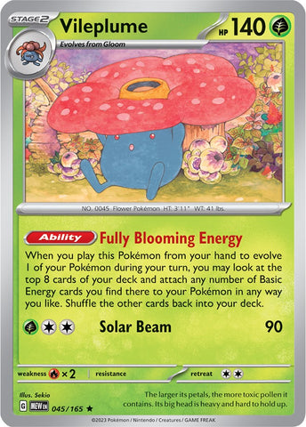 Vileplume (045/165) [Scarlet & Violet: 151]