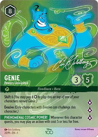 Genie - Powers Unleashed (Alternate Art) (20) [Disney100 Promos]