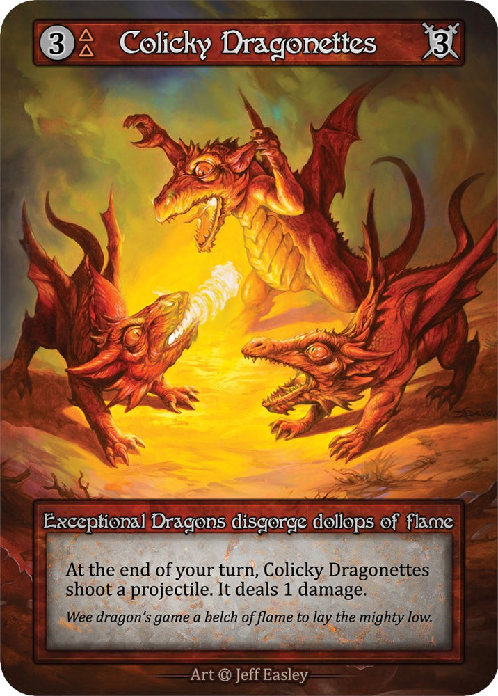 Colicky Dragonettes (Preconstructed Deck) [Alpha]
