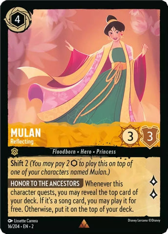 Mulan - Reflecting (16/204) [Rise of the Floodborn]