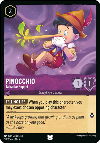 Pinocchio - Talkative Puppet (58/204) [Rise of the Floodborn]