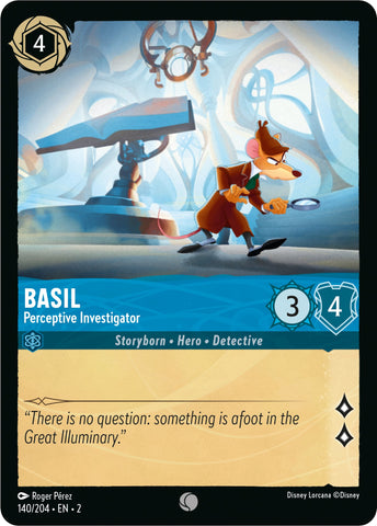 Basil - Perceptive Investigator (140/204) [Rise of the Floodborn]