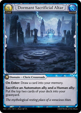 Dormant Sacrificial Altar