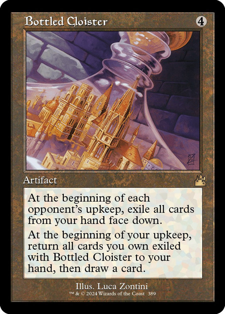 Bottled Cloister (Retro Frame)