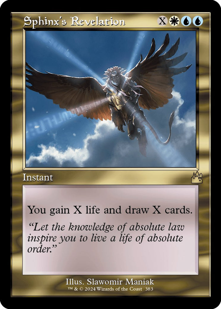Sphinx's Revelation (Retro Frame)