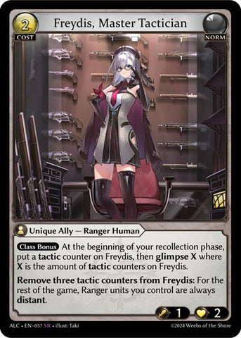 Freydis, Master Tactician