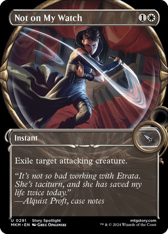 Not on My Watch (Showcase)