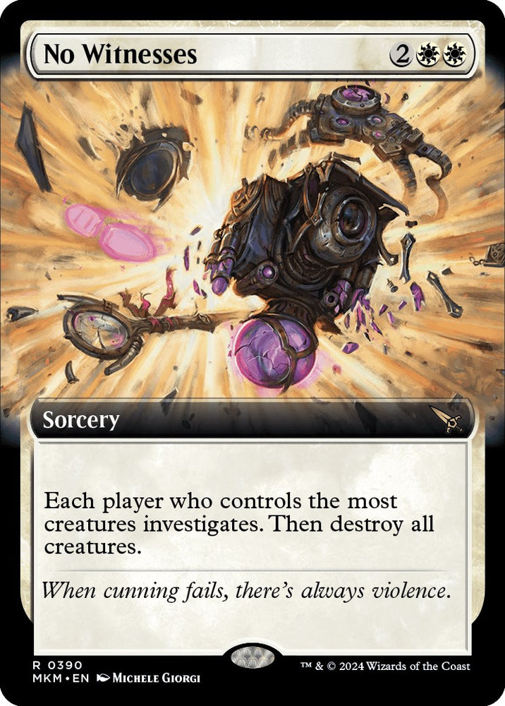 No Witnesses (Extended Art)