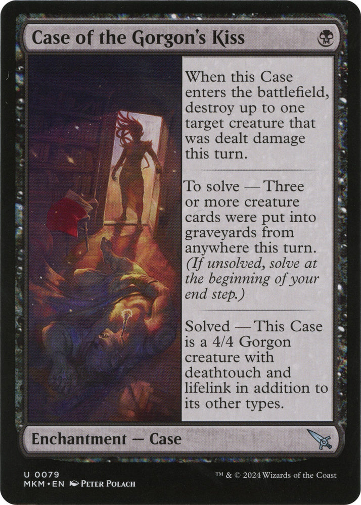 Case of the Gorgon's Kiss (a)