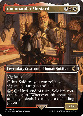 Commander Mustard (Borderless)