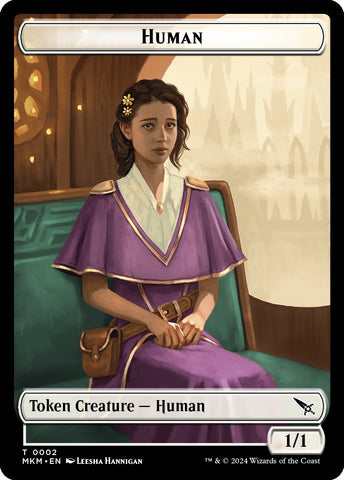 Human // Soldier Double-Sided Token