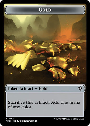 Gold // Kobolds of Kher Keep Double-Sided Token