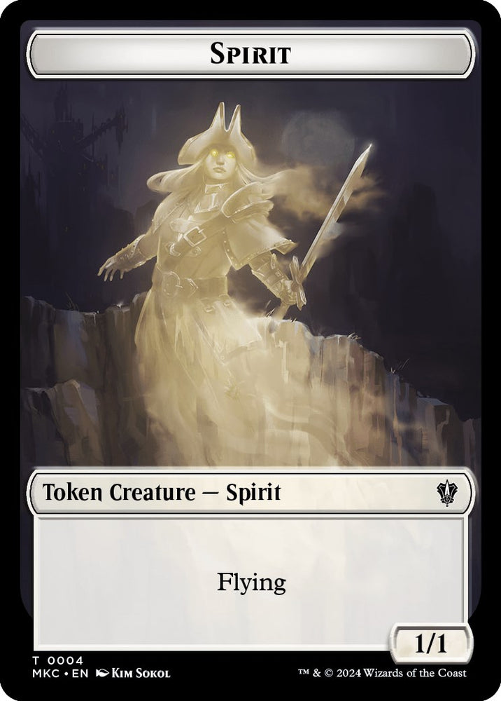 Spirit // Phyrexian Germ Double-Sided Token