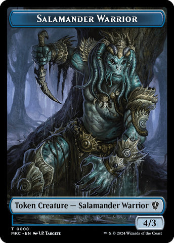 Salamander Warrior // Zombie Double-Sided Token
