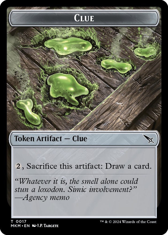 Clue (0017) // A 0044 Double-Sided Token